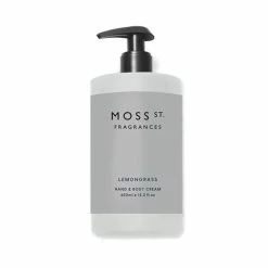 Moss St - Lemongrass Hand & Body Cream 450ml