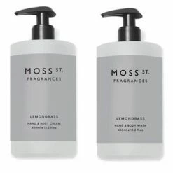 Moss St - Duo Lemongrass Gift Set 450ml 2pce