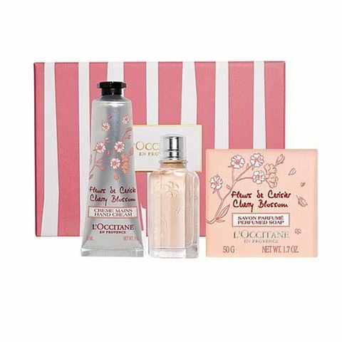 L'Occitane - Cherry Blossom Trilogy Set 3pce 1 L'Occitane - Cherry Blossom Trilogy Set 3pce