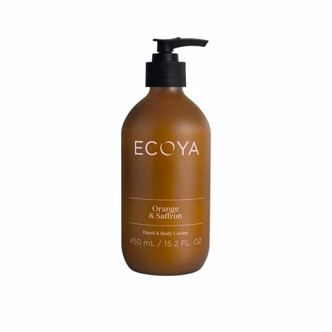 Ecoya - Orange & Saffron Hand & Body Lotion 450ml 1 Ecoya - Orange & Saffron Hand & Body Lotion 450ml