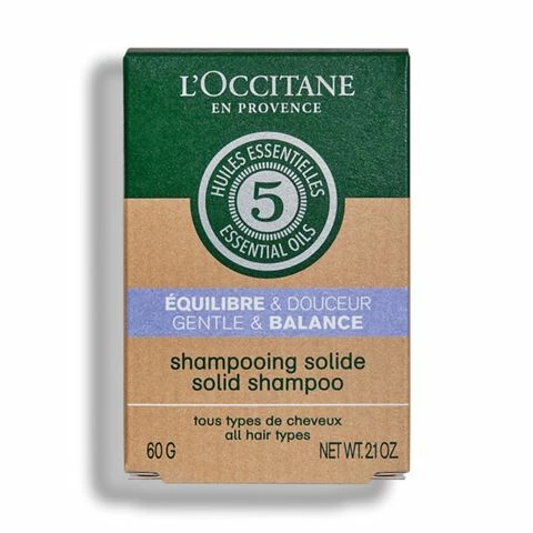 L'Occitane - Gentle & Balance Solid Shampoo 60g 1 L'Occitane - Gentle & Balance Solid Shampoo 60g