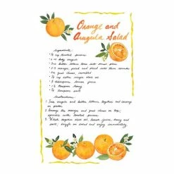 Le Cadeaux - Fleur D'Orange Kitchen Soap & Tea Towel Set 2pc