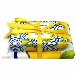 Le Cadeaux - Sicilian Lemon Kitchen Soap & Tea Towel Set 2pc