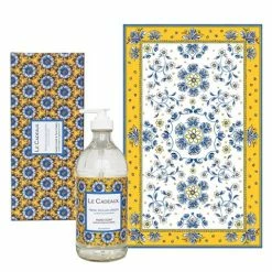 Le Cadeaux - Sicilian Lemon Tea Towel & Hand Soap Gift Set