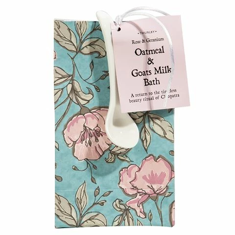 Thurlby - Flourish Oatmeal & Goats Milk Bath With Spoon 1 Thurlby - Flourish Oatmeal & Goats Milk Bath With Spoon