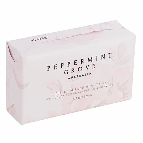 Peppermint Grove - Gardenia Triple Milled Beauty Bar 200g 1 Peppermint Grove - Gardenia Triple Milled Beauty Bar 200g