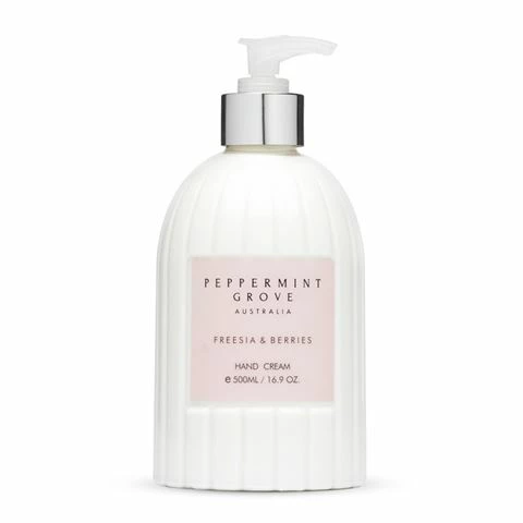Peppermint Grove - Freesia & Berries Hand Cream 500ml 1 Peppermint Grove - Freesia & Berries Hand Cream 500ml