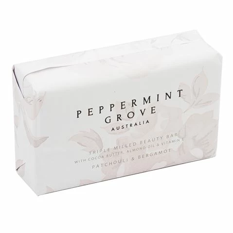 Peppermint Grove - Patchouli & Bergamot Beauty Bar 200g 1 Peppermint Grove - Patchouli & Bergamot Beauty Bar 200g