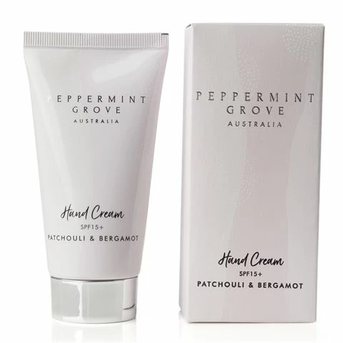 Peppermint Grove - Patchouli & Bergamot Hand Cream Tube 75ml 1 Peppermint Grove - Patchouli & Bergamot Hand Cream Tube 75ml