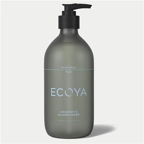 Ecoya - Coconut & Elderflower Hand & Body Wash 450ml 1 Ecoya - Coconut & Elderflower Hand & Body Wash 450ml