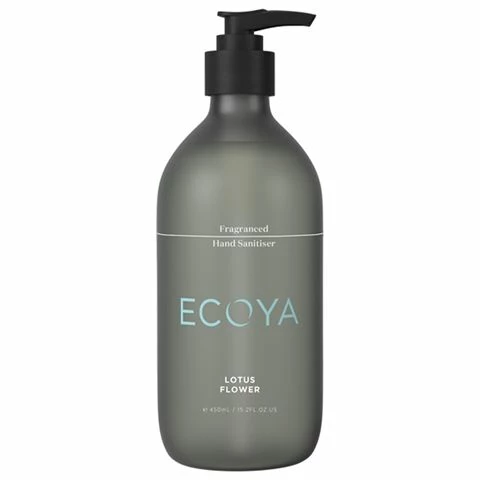Ecoya - Lotus Flower Fragranced Hand Sanitiser 450ml 1 Ecoya - Lotus Flower Fragranced Hand Sanitiser 450ml