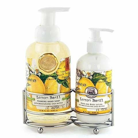 Michel Design - Lemon Basil Handcare Caddy 1 Michel Design - Lemon Basil Handcare Caddy
